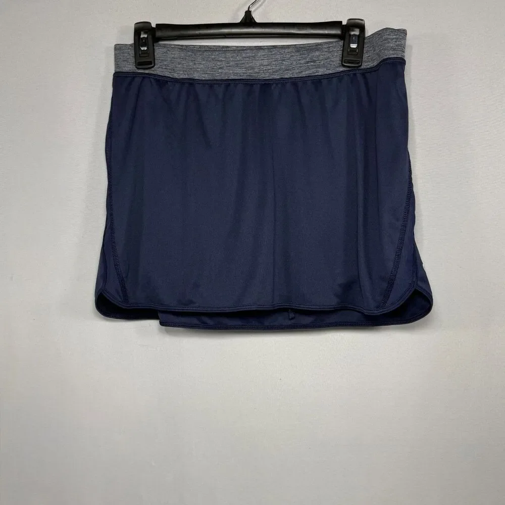 Athletic Tennis C9 Champion Navy Blue Polyester Skort Size L Large